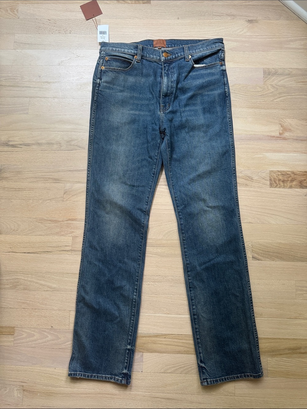 NWT Jamie Haller The Freddie Slim Striaght Leg Jean, Wilde Indigo, 30